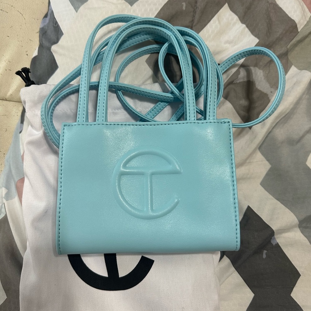 TELFAR  Shopping Bag - Pool Blue